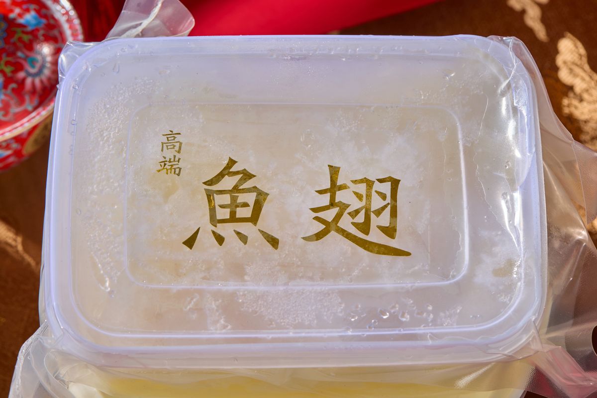 鱼翅羹成品实拍，浓稠顺滑